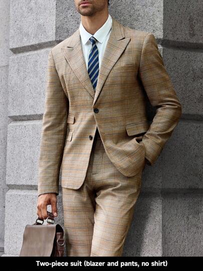 Manfinity Bizformal Este conjunto de traje combina magistralmente el minimalismo moderno con el diseño empresarial clásico, con una textura refinada y premium. El corte delgado y tridimensional se adapta a todos los tipos de Body, emanando una confianza afilada. Los colores atemporales y versátiles lo hacen fácil de combinar con camisas, camisetas, polos, zapatos o zapatos casuales, adaptándose sin esfuerzo a la oficina, los viajes de negocios, las reuniones, los desplazamientos o los viajes.