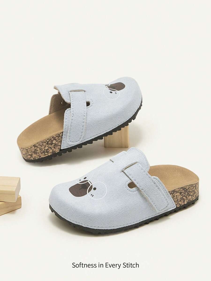 Cozy Pixies 百搭女童/婴儿休闲可爱考拉动物印花轻便凉鞋，适合春夏穿着