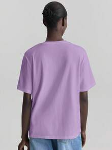 Ontre T-shirt à manches courtes avec col rond en patchwork de dentelle pour femmes, tenue de bureau décontractée urbaine, tenue de bureau formelle pour femmes, pour enseignante, robe d'invitée de mariage, Top de base élégant pour femmes, vêtement d'extérieur