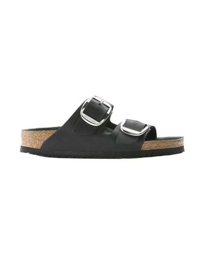 Birkenstock Arizona Women's Big Buckle LEOI Black HEX Adjustable Buckle Casual Slide Sandals