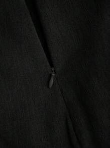 Sweetra 法国秋季新品简约时尚舒适修身淑女优雅系带女士短裤 - 黑色 - 查看 6