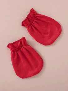 3pcs/Set Baby Girls' Fuchsia Floral Ruffle Sleeve Jumpsuit With Headband & Hat, Homewear Outfit Fall Winter