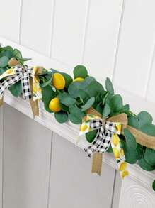 8PCS Yellow Artificial Lemon Fake Fruit Lemon Simulated Lemon Suitable For Home Kitchen Wedding Party Photography Prop Decoration Gifts Birthday Graduation - Lemon Fruit - View 9