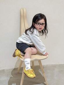 DAZY Toddler Girls' Cartoon Print Casual Long Sleeve Sweatshirt, Spring/Autumn - Grey - View 2