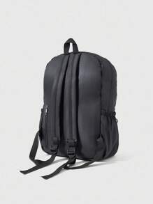 ROMWE Avant 28 Numeric Print Large Capacity Backpack, Suitable For Back To School Season - Multicolor - View 2