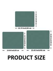 1 件装实心厨房沥水垫超强吸水碗碟干燥垫防滑沥水垫速干餐具水龙头餐垫餐具 - 墨綠色 - 查看 3