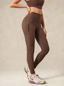 OutZeal 曲线塑形收腹速干户外紧身裤，带拉链口袋