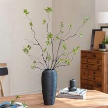 1/3/5/8/10pcs,Artificial Banyan Leaves, Long Stem - Perfect For Flower Arrangements, Home Office - Can Be Used As Vase Fillers And Bouquets - Perfect Home Decor, Office Decor, And Mother's Day Gifts