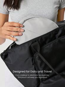 GLOWMODE 2L Travel Mate All Small Things Essentials Dual-Pocket Organizer Travel Pouch