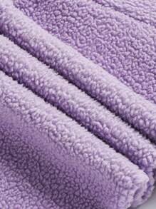 Eassivo Eassivo Women's Casual Sports Set, Thermal Lined, Windproof, Tight-Fit Vest & Set Travel Outfit Set Women , Running, Fitness, Outdoor Sports, 3Pcs Workout Set Travel Outfit , Fitness, Outdoor Sports, 3Pcs Workout Set Travel Outfit Set Women Winter Women Clothes Purple Workout Set - Purple - View 5