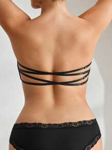 Ocili Sujetador sin aro unicolor - Negro - Ver 1