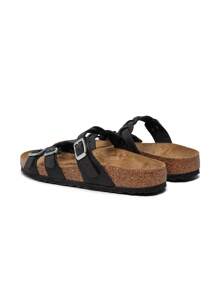 Birkenstock Giày sandal xỏ ngón thường ngày có khóa điều chỉnh cho nữ - Franca Braided LEOI màu đen - màu đen - Xem 3
