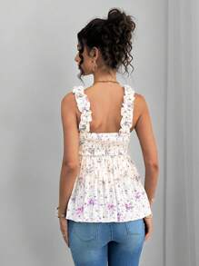 Momance 孕妇花卉印花宽肩带 A 字形吊带背心