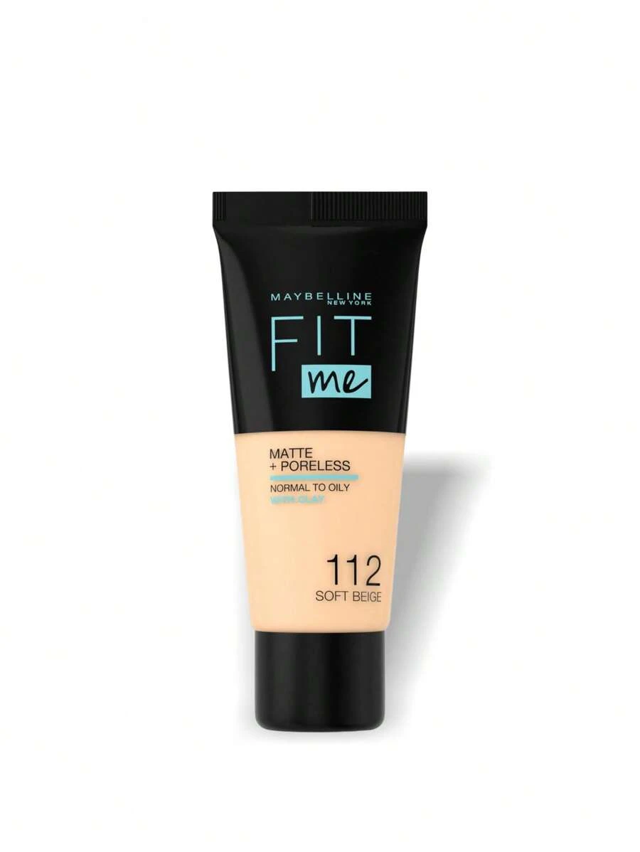 Maybelline Fit Me! Matte+Poreless Foundation 112 Soft Beige 30 Ml