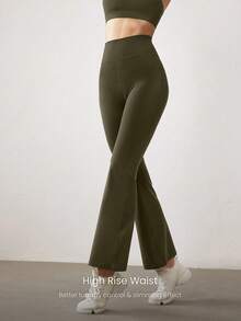 GLOWMODE 31" FeatherFit™ High-Rise Flared Leggings Pants Low Impact Yoga Daily Fall Winter