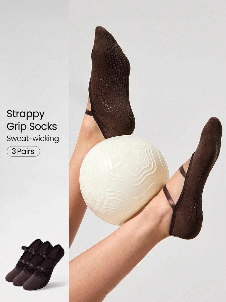 GLOWMODE Chaussettes de yoga et pilates antidérapantes avec construction de doigts sans couture pour une utilisation quotidienne de yoga