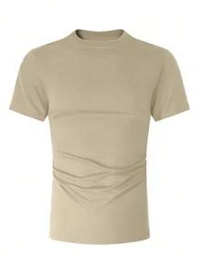 Manfinity Dauomo 男士休闲百搭纯色短袖 T 恤