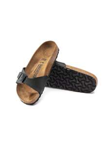 Birkenstock Dép xỏ ngón thường ngày có khóa điều chỉnh Catalina BF dành cho nữ - màu đen - Xem 4