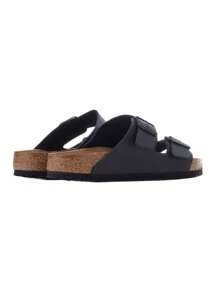 Birkenstock Arizona BF 女士黑色可调节扣环休闲拖鞋 - 黑色 - 查看 2