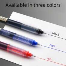 21/18/15/12/10/6/5/3件装黑色/蓝色/红色超细0.5毫米液体凝胶笔墨水补充套装，圆珠笔，办公学校考试用品，返校 - 均碼 - 查看 2