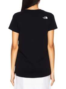 The North Face W S/S SIMPLE DOME SLIM TEE - Black - View 2