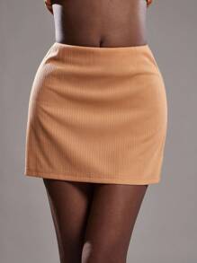 NYA SZN Jasmine Skirt Bodycon Mini Skirt Summer Orange SummerFor Women - Pink - View 5