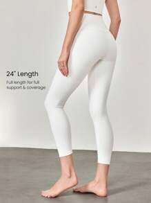 GLOWMODE 24" FeatherFit™ Renew Leggings With Built-In Underwear Low Impact Yoga Daily