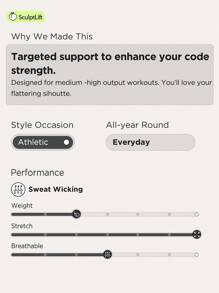 OutZeal 曲线塑形收腹速干户外紧身裤，带拉链口袋