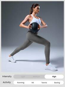 GLOWMODE 31英寸Powersculpt™-Air训练日速干弹力修身接缝紧身裤高强度跑步慢跑健身房锻炼