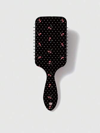 Kawaii 1537329 Cherry Star Decor Pattern Air Cushion Massage Hair Brush