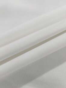 INAWLY Rochie de damă la modă, casual, retro, romantică, minimalistă, cu mânecă lungă, de culoare solidă, potrivită pentru vacanță - alb - Vizualizare 4