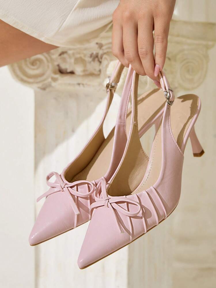 CUCCOO CHICEST Sapatos de Salto Alto Salto Fino Bico Fino Elegantes em Cetim Prata com Botão de Strass, Elegantes para Trabalho, Encontros, Casamento, Escritório, Festa Formal