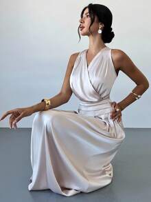 Firerie Women Long Dresses,Graduation,Teacher Outfits For Women,Teacher Dress - Apricot - View 6