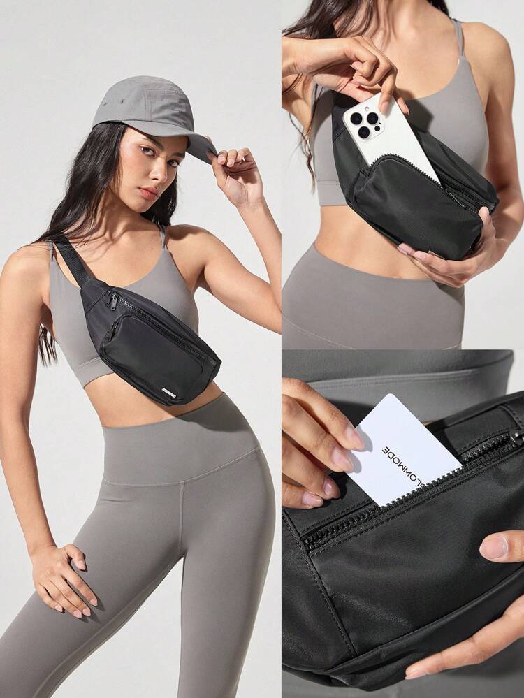 Adventure Bag 6L Multi Pocket Water Resistant Double Zipper Adjustable Strap Crossbody Fanny Pack Waist Bag Daily Active Festival Casual Wear