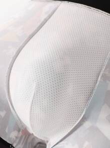 4件套复古矩形花卉图案男士内裤 - 彩色 - 查看 3