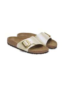 Birkenstock Catalina CB BF 优雅珍珠白女士可调节扣环设计休闲拖鞋 - 優雅珍珠白 - 查看 3