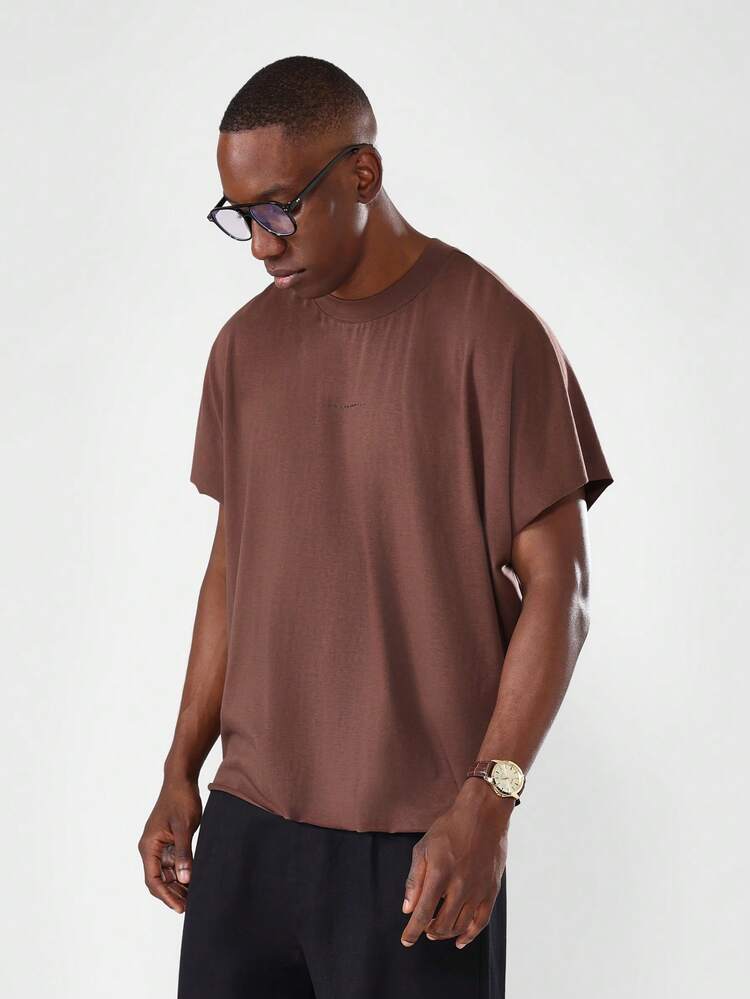 Boxy Cut Tank Top With Minimalist Design