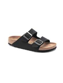 Birkenstock 1019115 Arizona Vegan BF Birkibuc Black - Black - View 2