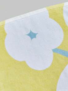 SHEIN 1 pieza Toalla con patrón de dibujos animados, suave, absorbente y sin pelusa - Multicolor - Ver 3