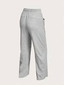 女士户外徒步裤和跑步裤，高弹力，亲肤，适合户外露营、徒步、运动和城市通勤 - 杏色 - 查看 3