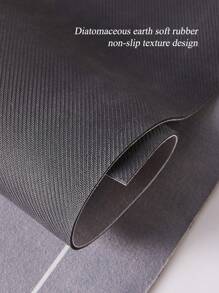 SHEIN 1件装简约印花浴室防滑垫，硅藻土吸水地毯，底部防滑，适用于浴室、卧室、厨房、餐厅等入口处，美观的家居装饰，秋冬季装饰，圣诞节装饰