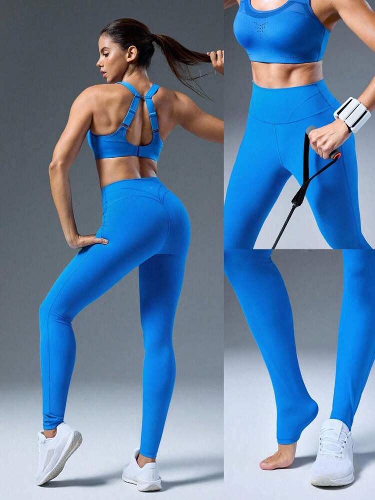 31" Powersculpt™-Air Training Day Quick-Dry Stretchy Flattering Seam Leggings High-Impact Running Jogging Gym Workout
