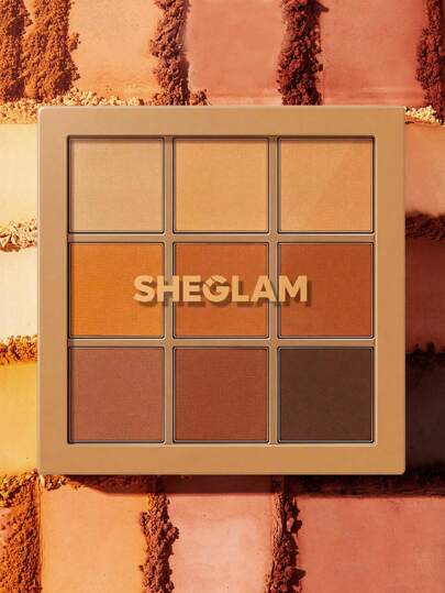 SHEGLAM Paleta De Sombras De Ojos Nine To Fine: Paleta De Sombras De Ojos Mate De 9 Colores Nomadic, Tono CáLido, MarróN, Sombra De Ojos Ultrapigmentada, Suave Y Difuminable, Sombra De Ojos MarróN Para Navidad Y Marca Belleza Maquillaje CosméTico Para Mujeres NiñAs Perfecto Para OtoñO Invierno Ideal Para Y2K Elegante Moda Adecuado Para CumpleañOs Navidad Presente Fiesta Listo Mejor Color