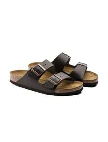 Birkenstock Dép sandal xỏ ngón thường ngày có khóa điều chỉnh Arizona NL dành cho nữ, màu nâu sẫm - Nâu đậm - Xem 3