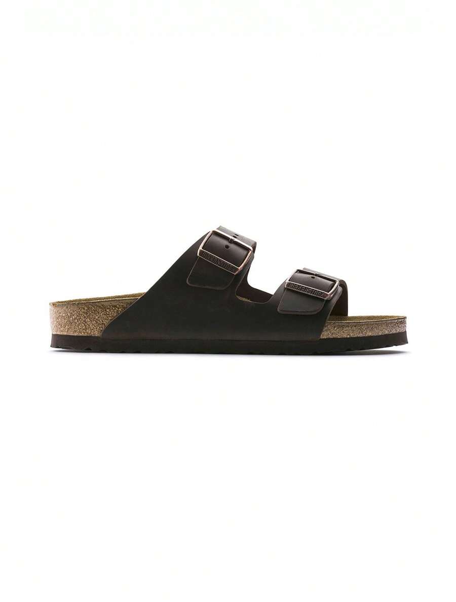 Birkenstock Arizona NLO Habana Women's Adjustable Buckle Casual Slide Sandals - Havana - View 1