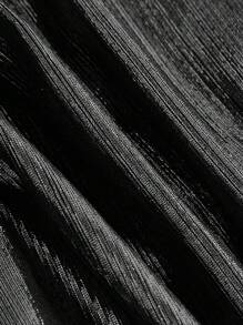 BamGleam Đầm ôm body mini đính đá lấp lánh gợi cảm dành cho nữ - màu đen - Xem 5