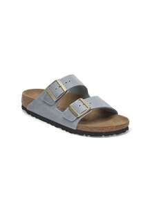 Birkenstock 女士 Arizona LEOI 玄武岩灰色可调节扣环设计休闲凉鞋 - 玄武岩灰 - 查看 2