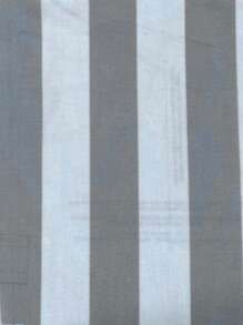 EURMUSE Striped Print Drop Shoulder Tee - Light Grey - View 6