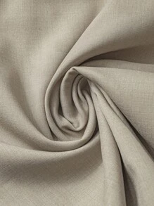 SHEIN Tall 休闲百搭侧系带不对称下摆新款纹理梭织卡其色女式半身裙，春夏 - 卡其色 - 查看 3