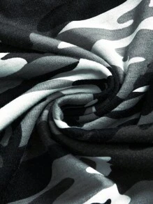 ROMWE J-Fashion Đầm ôm body mini họa tiết rằn ri gợi cảm Y2K dành cho nữ - Xám - Xem 4